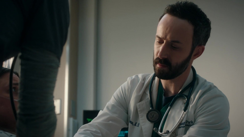 3M Littmann Stethoscope Used by Tasso Feldman as ER Doctor Irving Feldman in The Resident S04E08 TV Show (3)