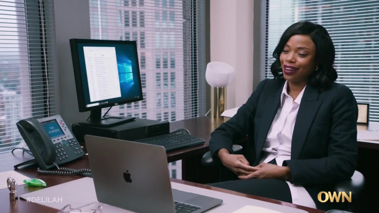 Apple MacBook and Dell Monitor in Delilah S01E03 Sometimes Apart (2021)