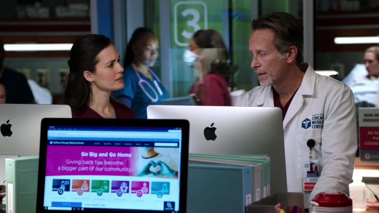 Apple iMac Computers Used by Cast Members in Chicago Med S06E09 TV Show (1)