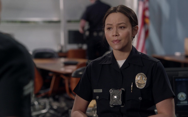 Axon Body Camera of Melissa O'Neil as Lucy Chen in The Rookie S03E08 Bad Blood (2021)