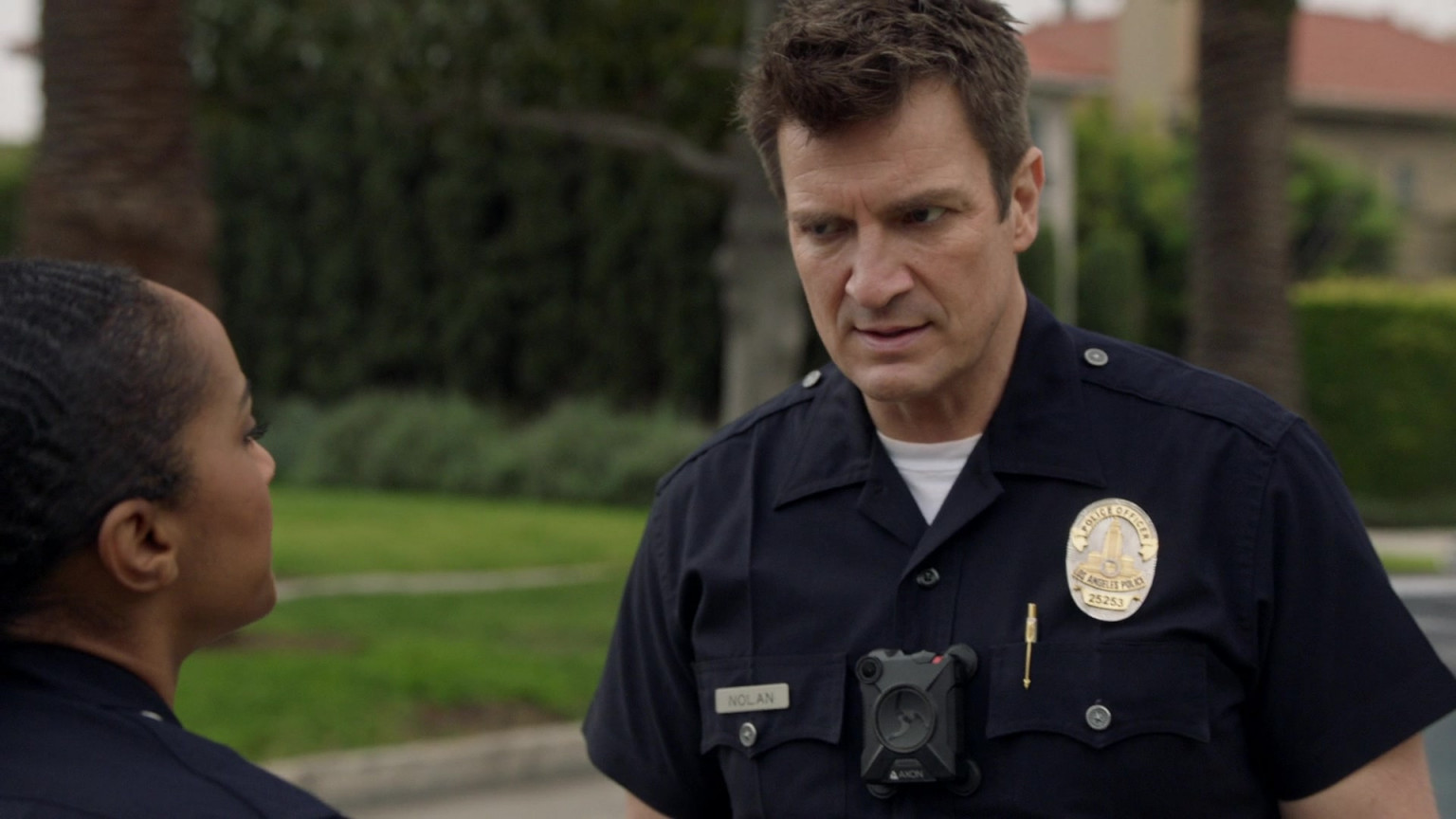 Axon Body Camera Of Nathan Fillion As John Nolan In The Rookie S03E08 ...