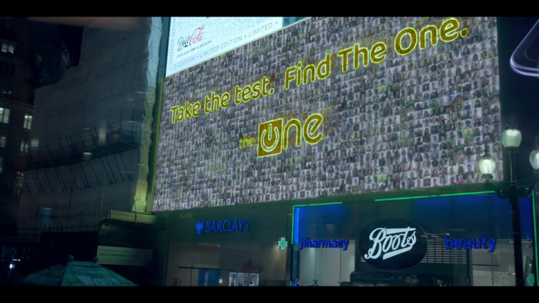 Barclays Bank Sign in The One S01E01 (2021)