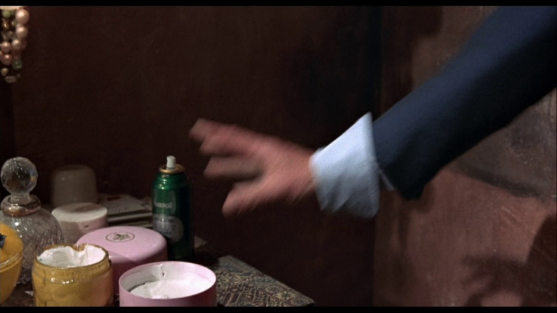 Brut deodorant spray in The Man with the Golden Gun (1974)