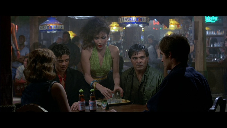 Budweiser Bottles and Busch in Licence To Kill (1989)