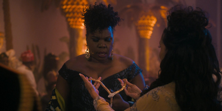 Bulgari Serpent-Shaped Necklace of Leslie Jones as Mary Junson in Coming 2 America Movie (2)