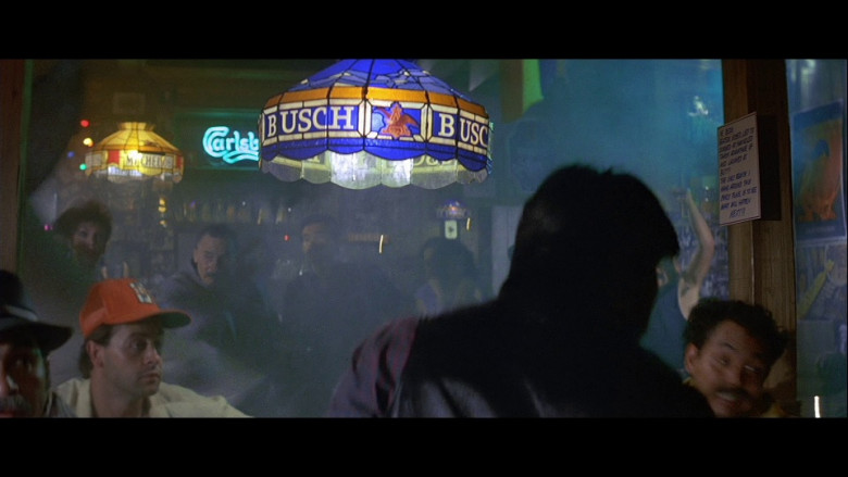 Busch beer lamp in Licence To Kill (1989)
