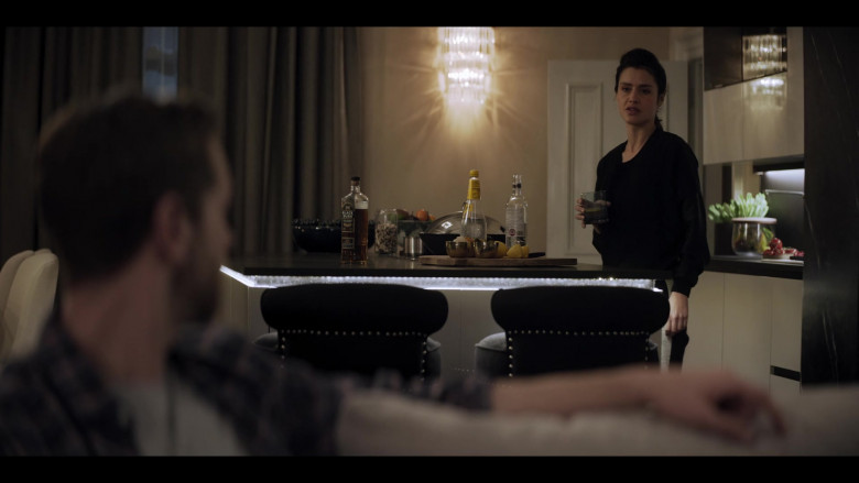 Bushmills Black Bush Whiskey Enjoyed by Hannah Ware stars as Rebecca in The One S01E01 (2021)