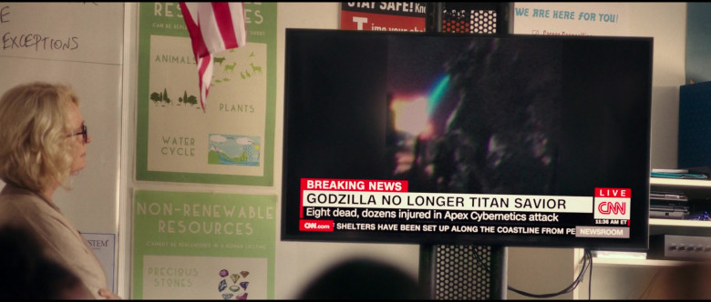 CNN TV Channel in Godzilla vs. Kong 2021 Movie (2)