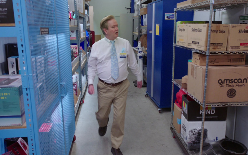 Calbee Shrimp Chips and Amscan in Superstore S06E11 Deep Cleaning (2021)