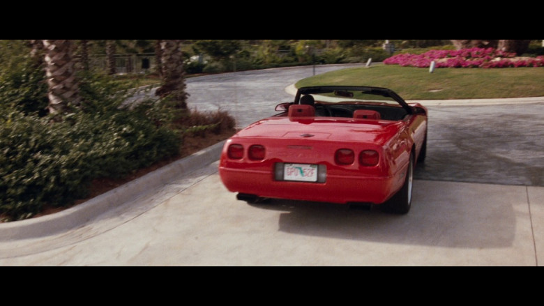 Chevrolet Corvette Convertible Red Car in Passenger 57 Movie (2)