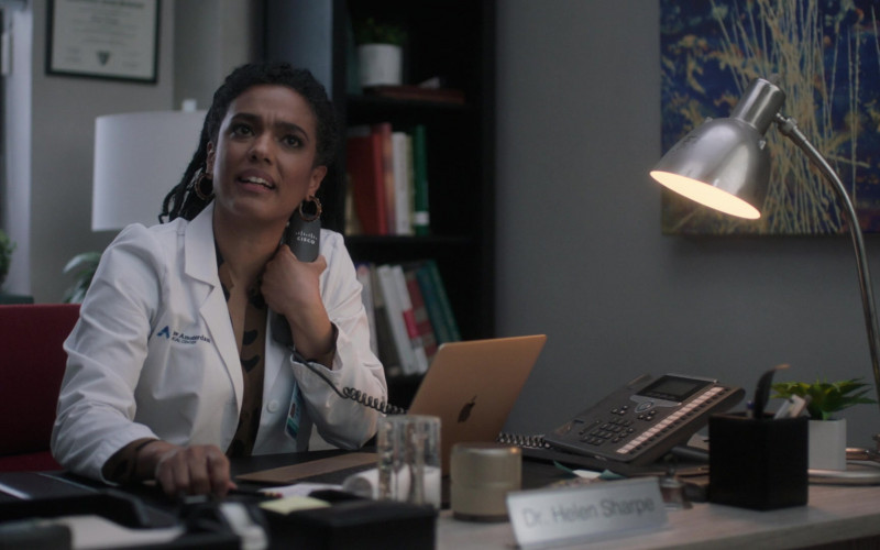 Cisco Systems Telephone Used by Freema Agyeman as Dr. Helen Sharpe in New Amsterdam S03E04 This Is All I Need (2021)