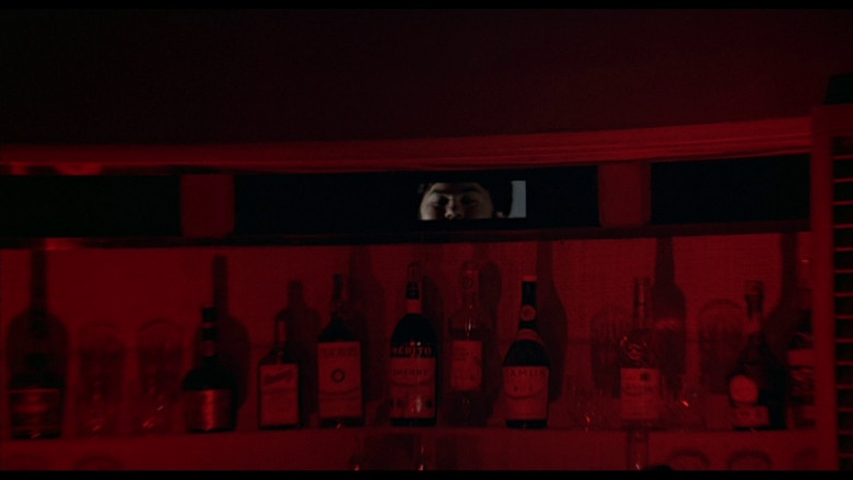 Cointreau, Teacher’s whisky, Merjito Sherry, Camus cognac in The Man with the Golden Gun (1974)