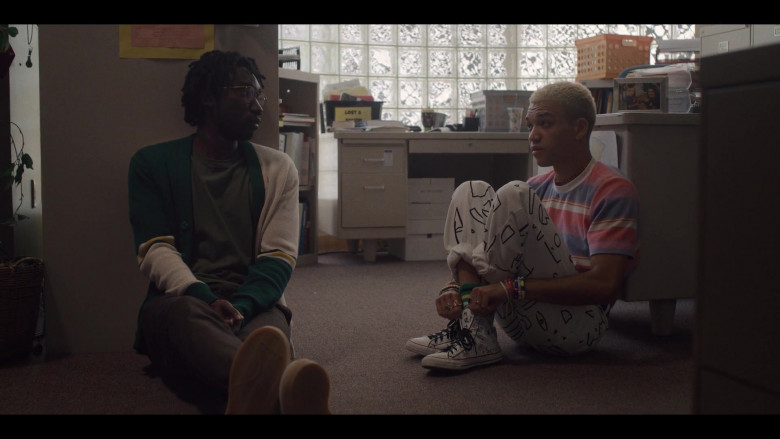 Converse Shoes of Justice Smith as Chester in Generation S01E02 TV Show (1)