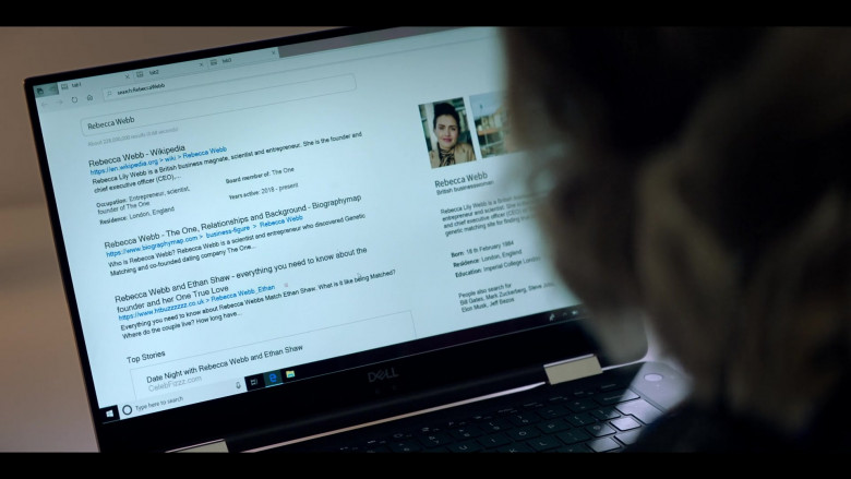 Dell Laptop in The One S01E07 TV Series by Netflix (1)