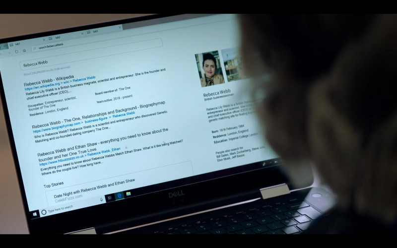 Dell Laptop in The One S01E07 TV Series by Netflix (1)