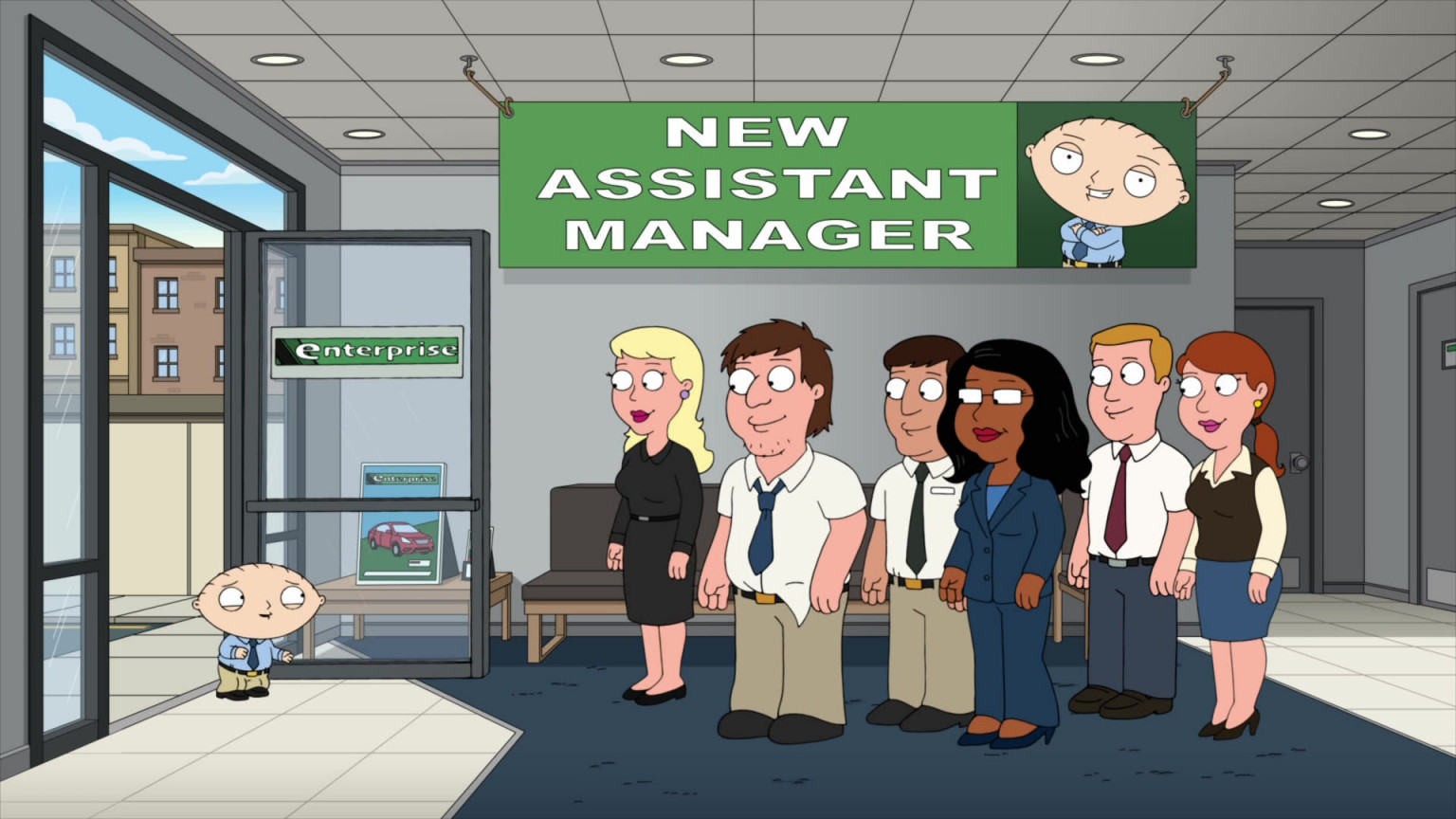 Enterprise RentACar In Family Guy S19E14 "The Marrying Kind" (2021)
