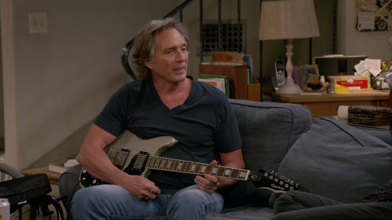 Epiphone Guitar Used by William Fichtner as Adam Janikowski in Mom S08E11 TV Show (1)