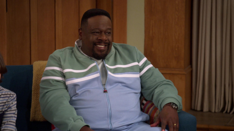 Fila Men's Tracksuit Outfit Worn by Cedric the Entertainer in The Neighborhood S3E11 TV Show (3)