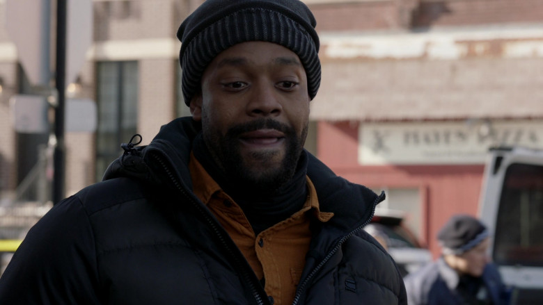 G-Star RAW Jacket of Cast Member LaRoyce Hawkins as Officer Kevin Atwater in Chicago P.D. S08E09 TV Show (3)