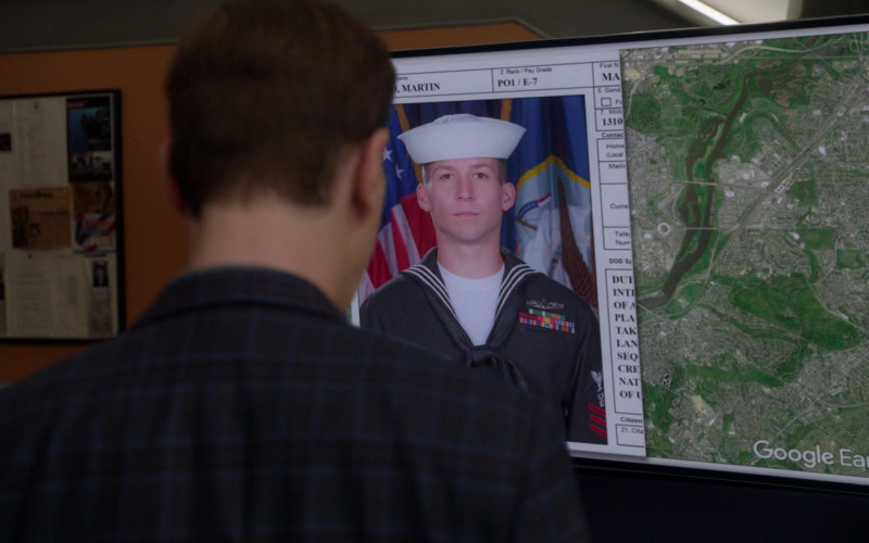 Google Earth Software in NCIS S18E09 Winter Chill (2021)