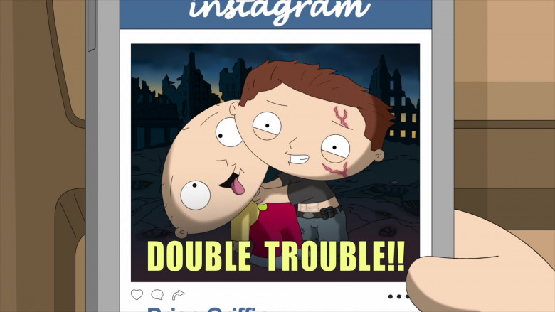 Instagram Social Network in Family Guy S19E13 PeTerminator (2021)