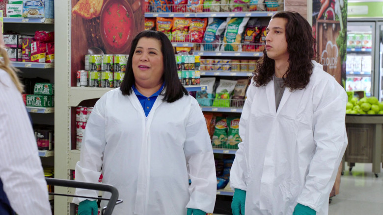 Junior Mints, Swiss Miss, Cafe La Llave, Campbell's, Cheetos, Lay's in Superstore S06E11 Deep Cleaning (2021)