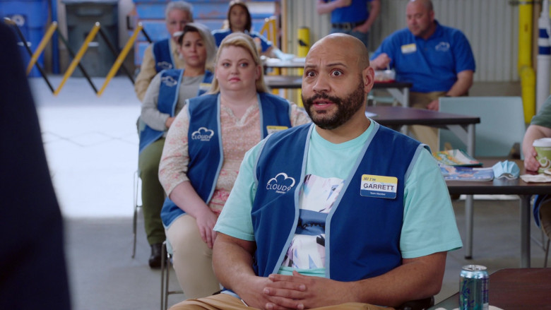 LaCroix Drink of Colton Dunn as Garrett McNeil in Superstore S06E12 Customer Satisfaction (2021)