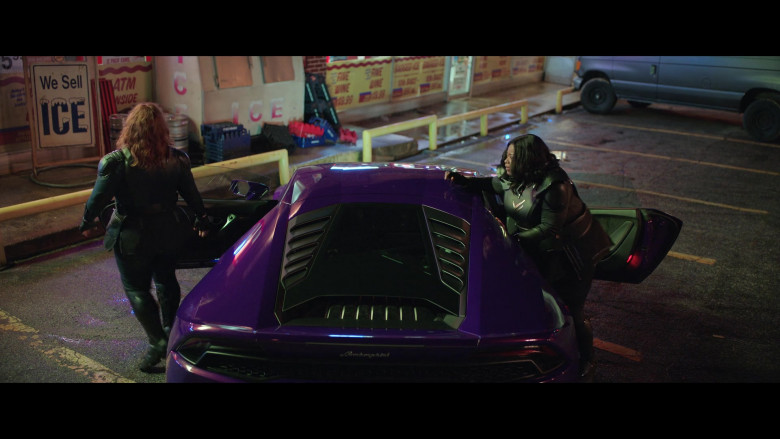 Lamborghini Huracan Purple Sports Car (4)