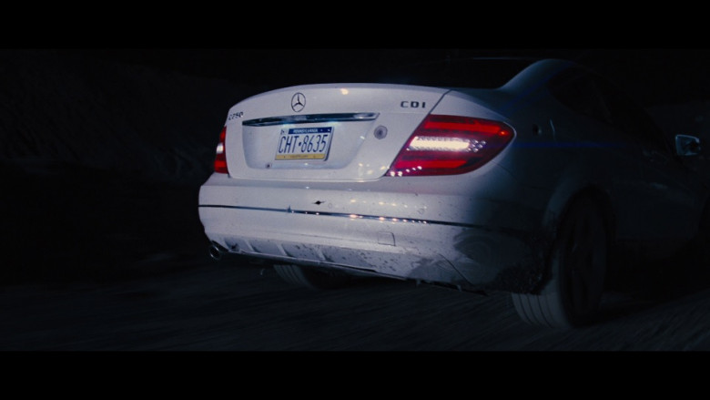 Mercedes-Benz C 250 CDI Coupé White Car in Jack Reacher Movie (2)