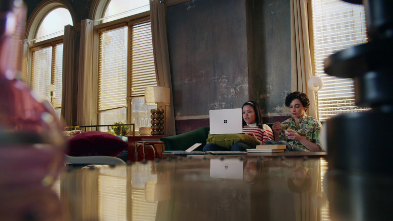 Microsoft Surface Laptop of Cast Member Cierra Ramirez as Mariana Adams Foster in Good Trouble S03E06 TV Show (1)
