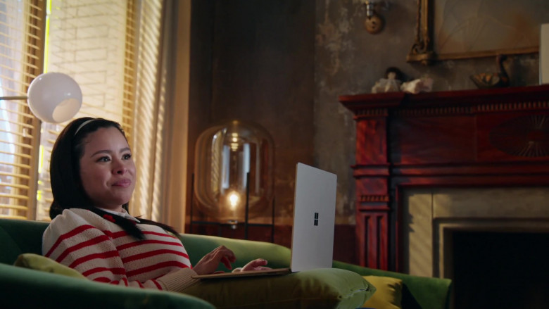 Microsoft Surface Laptop of Cast Member Cierra Ramirez as Mariana Adams Foster in Good Trouble S03E06 TV Show (2)