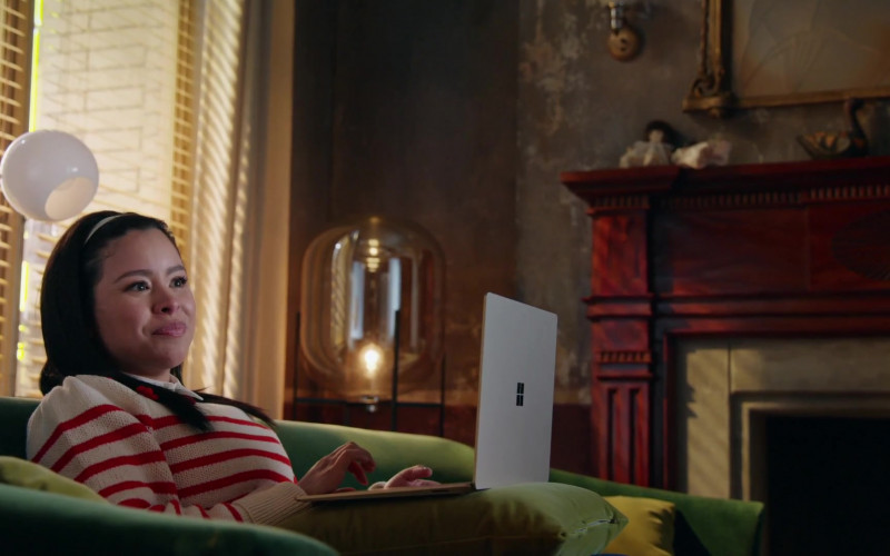 Microsoft Surface Laptop of Cast Member Cierra Ramirez as Mariana Adams Foster in Good Trouble S03E06 TV Show (2)