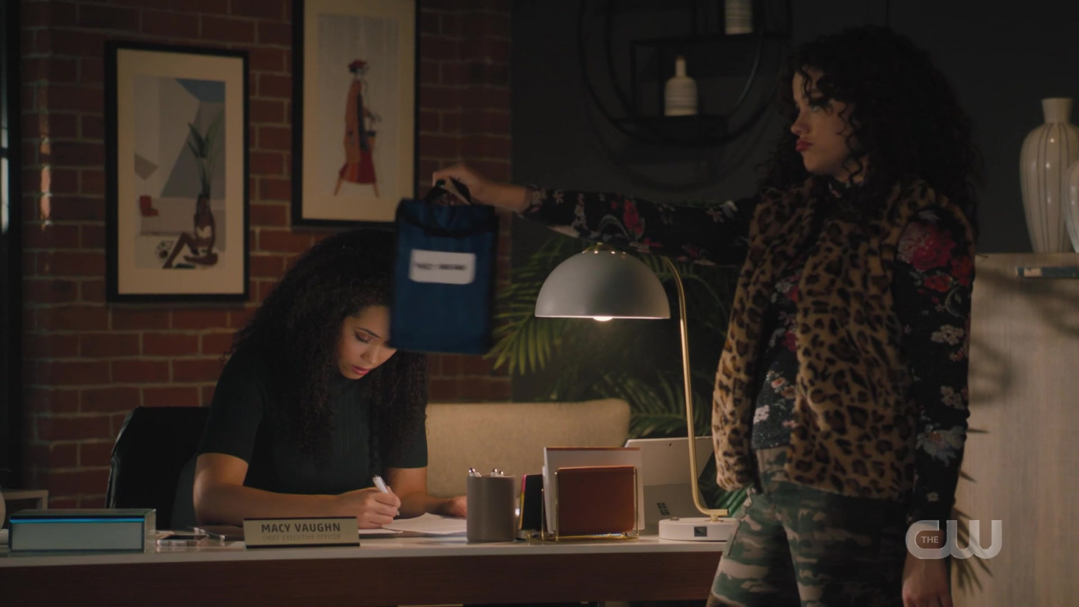 Microsoft Surface Tablet Of Cast Member Madeleine Mantock As Macy