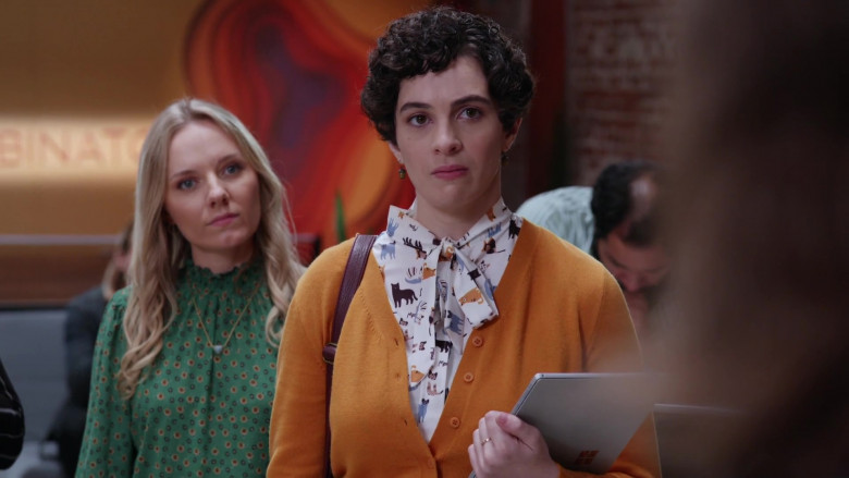 Microsoft Surface Tablet of Cast Member Maisie Klompus as Rachel in Good Trouble S03E05 TV Show (2)