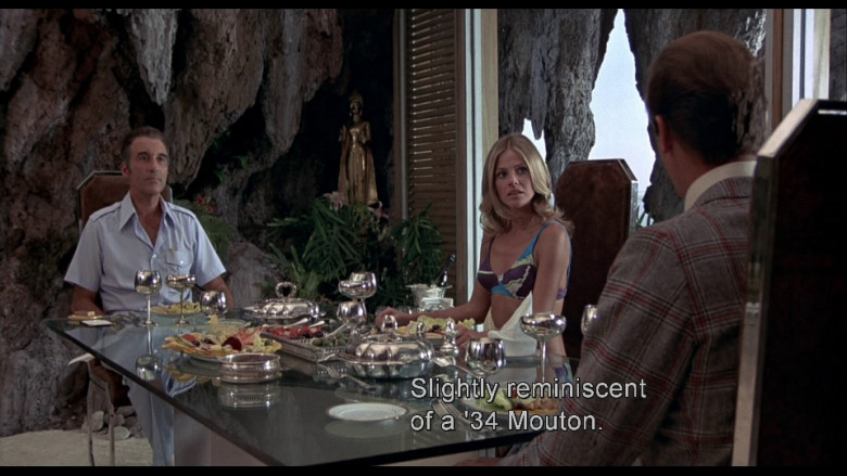 Mouton Rothschild Wine in The Man with the Golden Gun (1974)