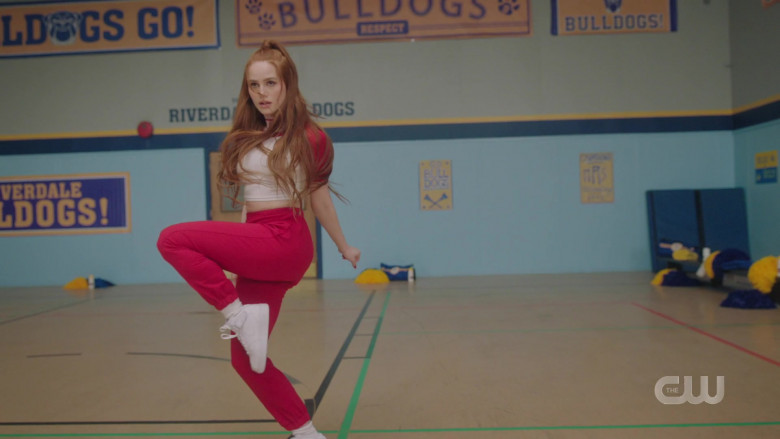 Nike All-White High Top Sneakers Worn by Madelaine Petsch as Cheryl Blossom in Riverdale S05E07 TV Show (1)