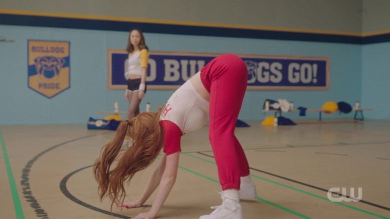 Nike All-White High Top Sneakers Worn by Madelaine Petsch as Cheryl Blossom in Riverdale S05E07 TV Show (2)