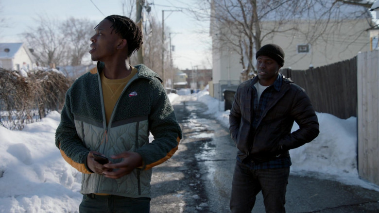 Nike Heritage Insulated Winter Jacket Outfit in Chicago P.D. S08E09 TV Show (1)