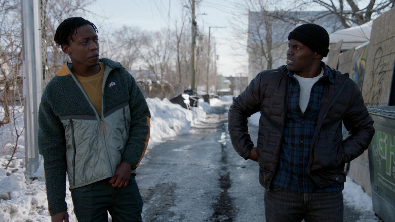 Nike Heritage Insulated Winter Jacket Outfit in Chicago P.D. S08E09 TV Show (2)