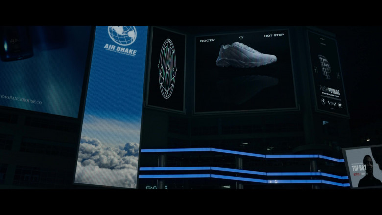 Nike Nocta Shoe on the Billboard in ‘What’s Next’ by Drake (2021)