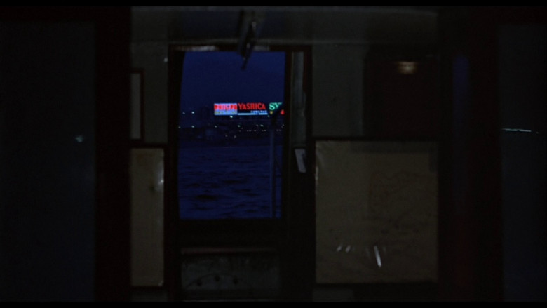 Philips & Yashica neon signs in The Man with the Golden Gun (1974)