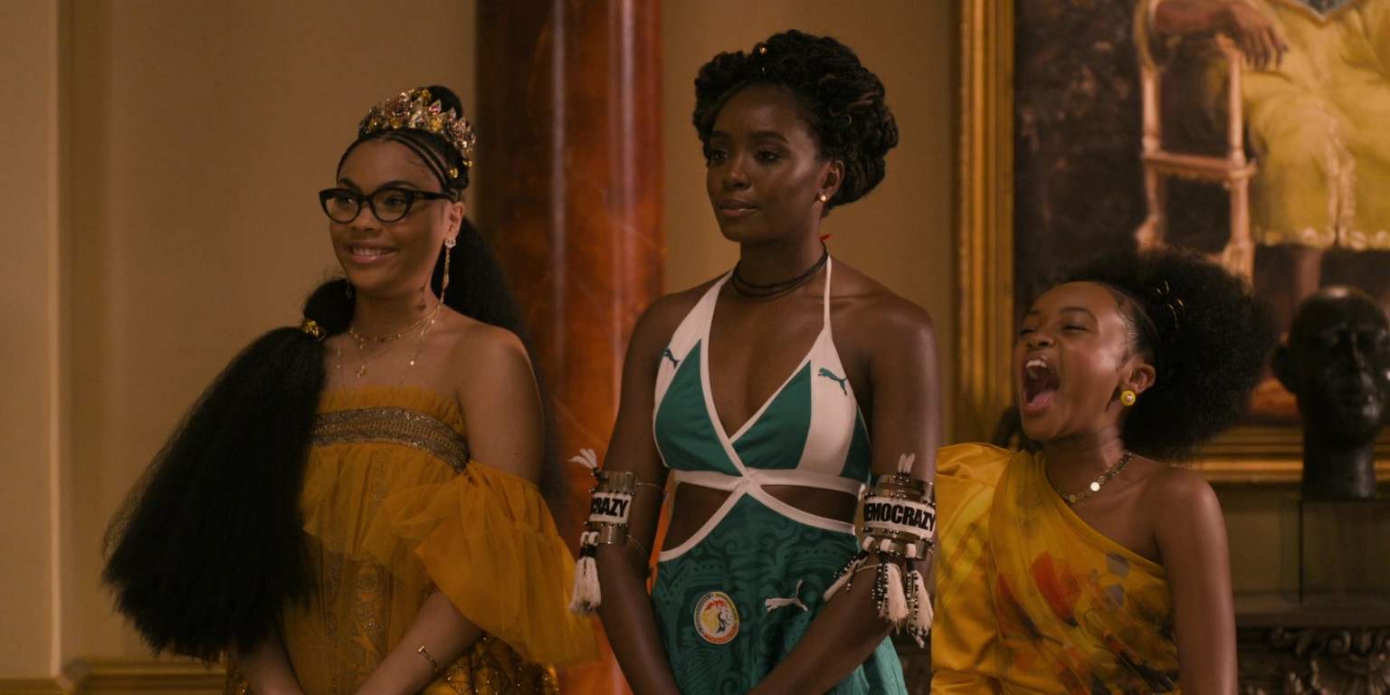 Puma Dress Of KiKi Layne As Princess Meeka Joffer In Coming 2 America ...