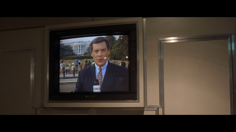 Sony TV and CNN TV Channel in Air Force One (1997)