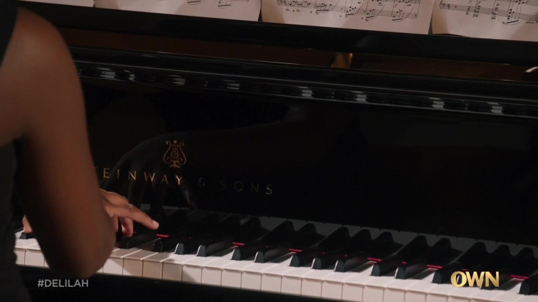 Steinway & Sons Grand Piano in Delilah S01E01 TV Show (1)