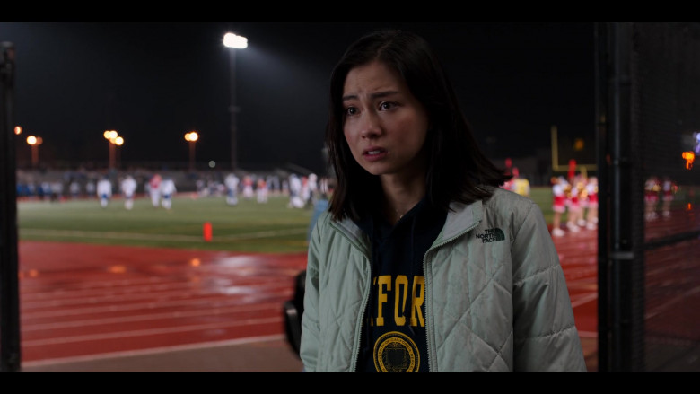 The North Face Jacket of Lauren Tsai as Claudia in Moxie Movie by Netflix (1)