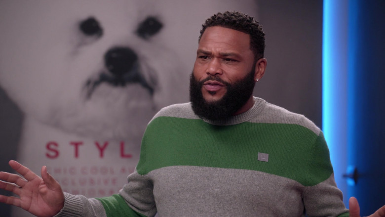 Acne Studios Sweater of Anthony Anderson as Andre ‘Dre’ Johnson in Black-ish S07E19 (1)