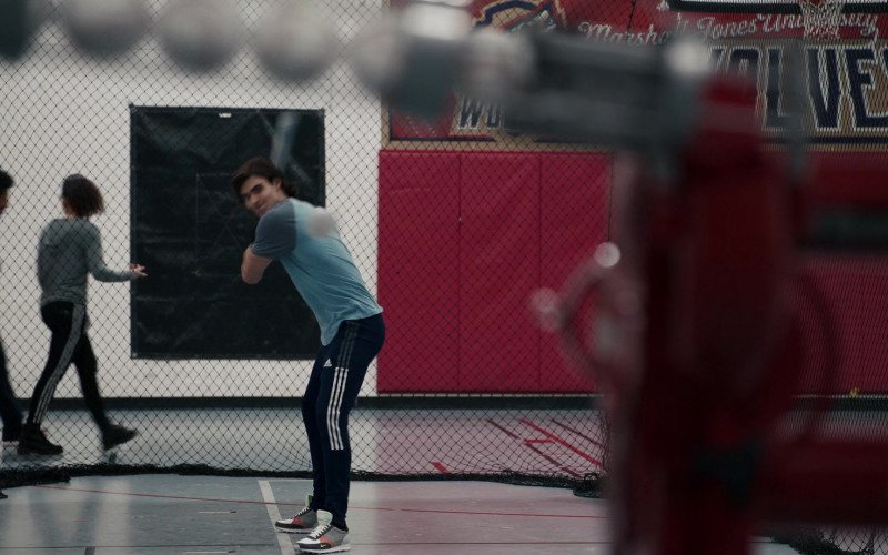 Adidas Men's Track Pants and Nike Sneakers in The Equalizer S01E06 The Room Where It Happens (2021)