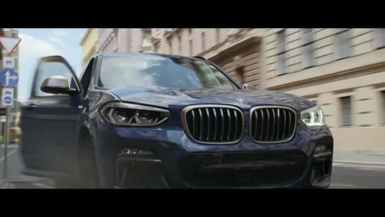 BMW X3 Blue Car in Black Widow (2021)