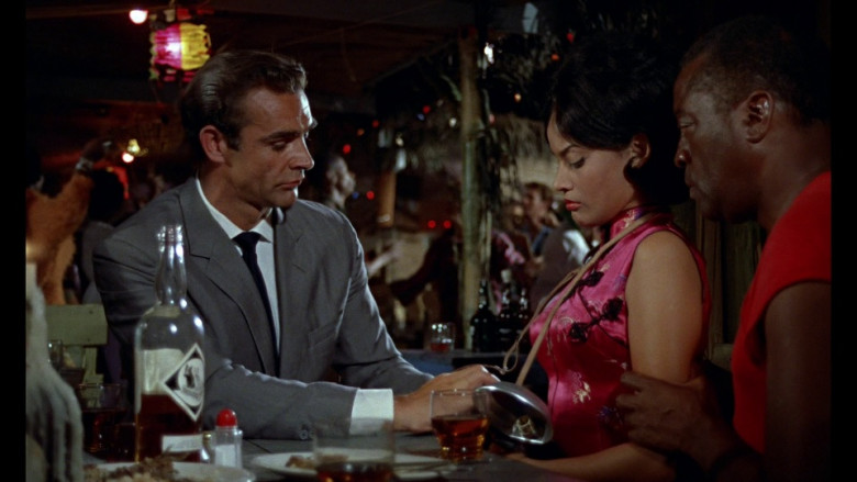 Buchanans Black & White Whisky Enjoyed by Sean Connery as James Bond in Dr. No (1962)