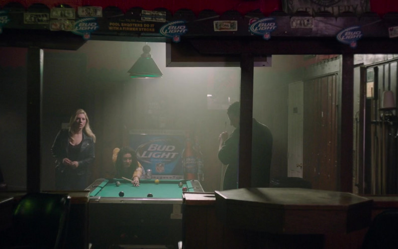 Bud Light Beer Stickers and Posters in The Marksman (2021)